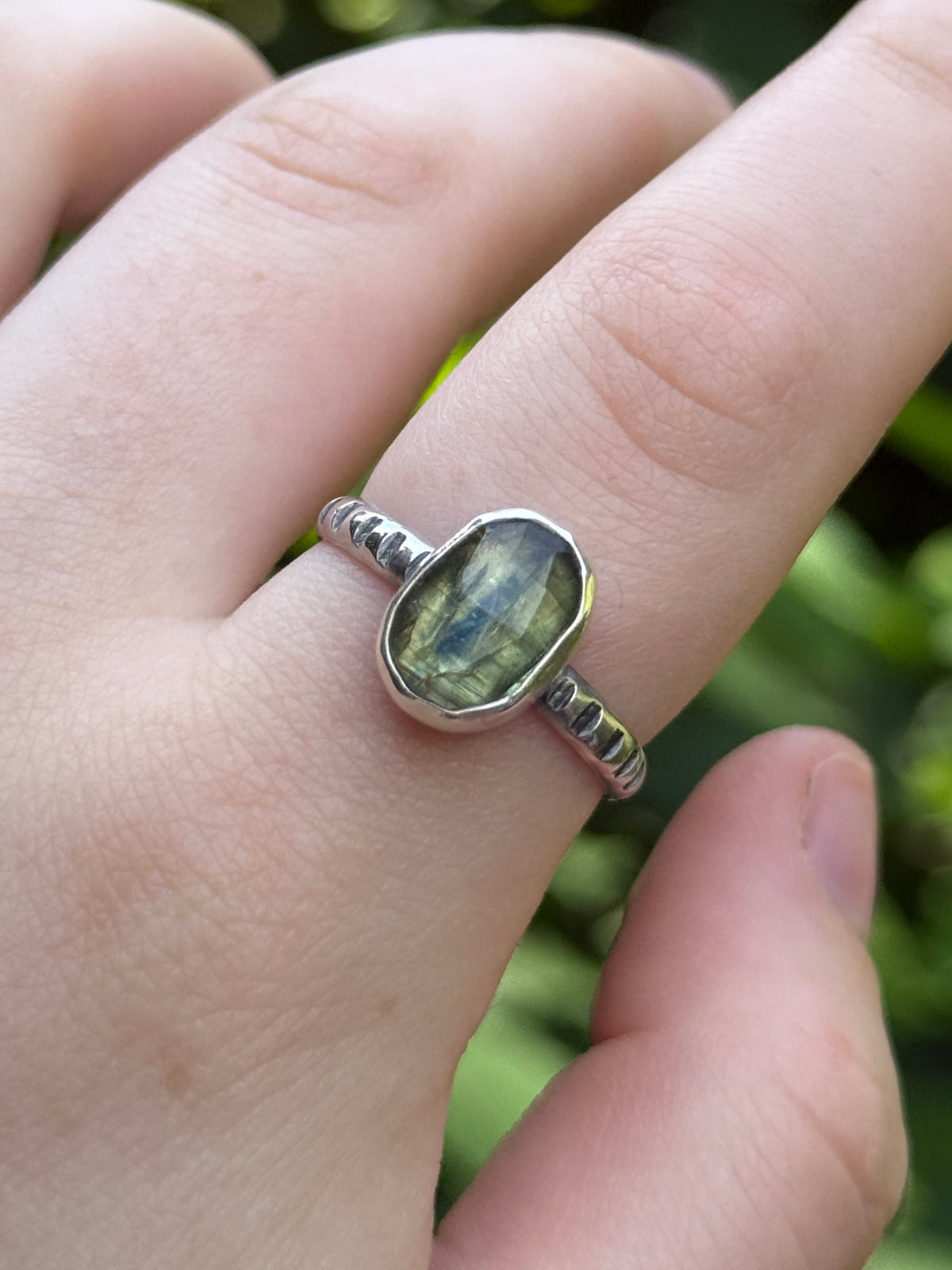 River Kyanite Ring