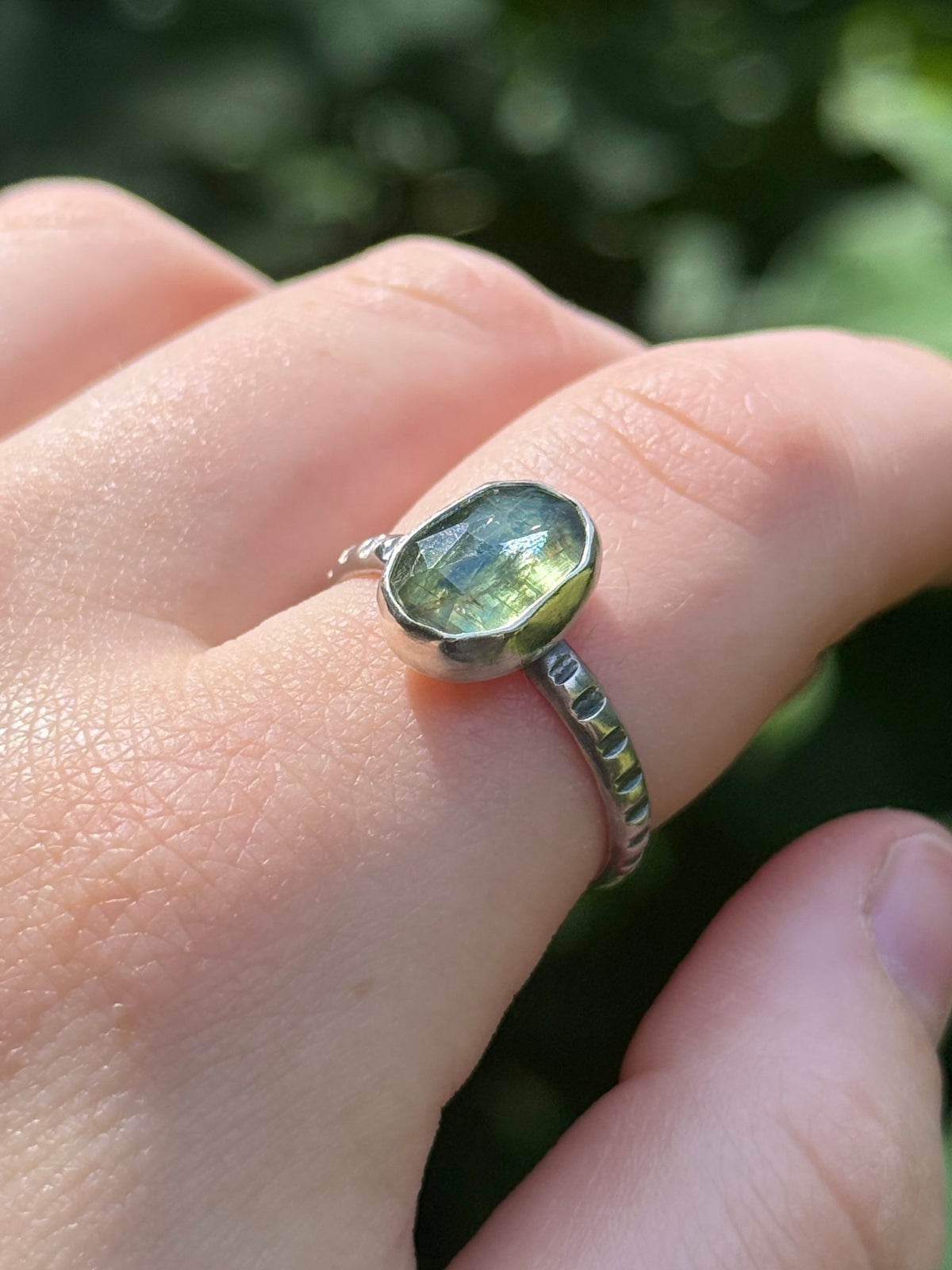 River Kyanite Ring