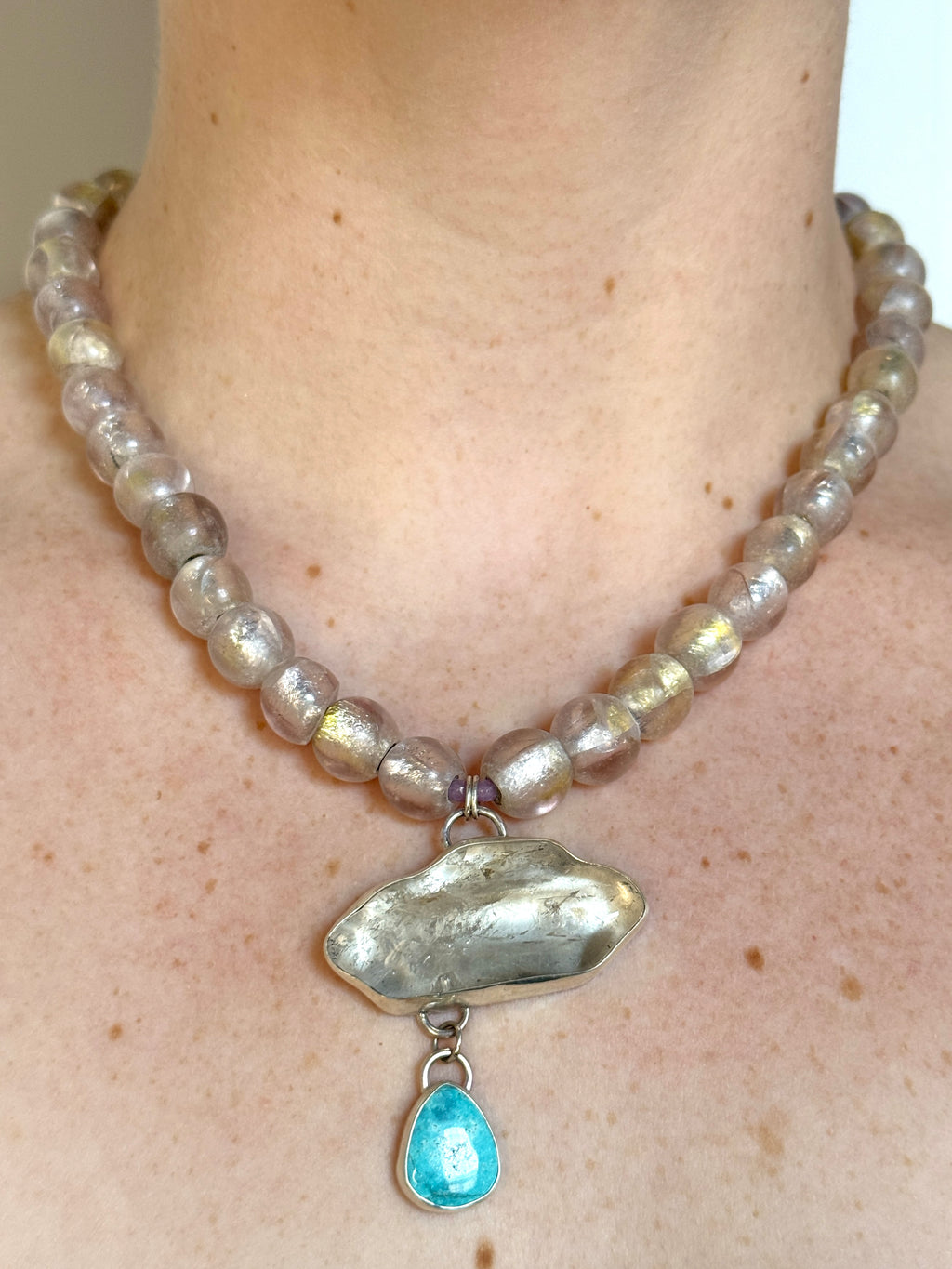 The Raindrop Statement Necklace
