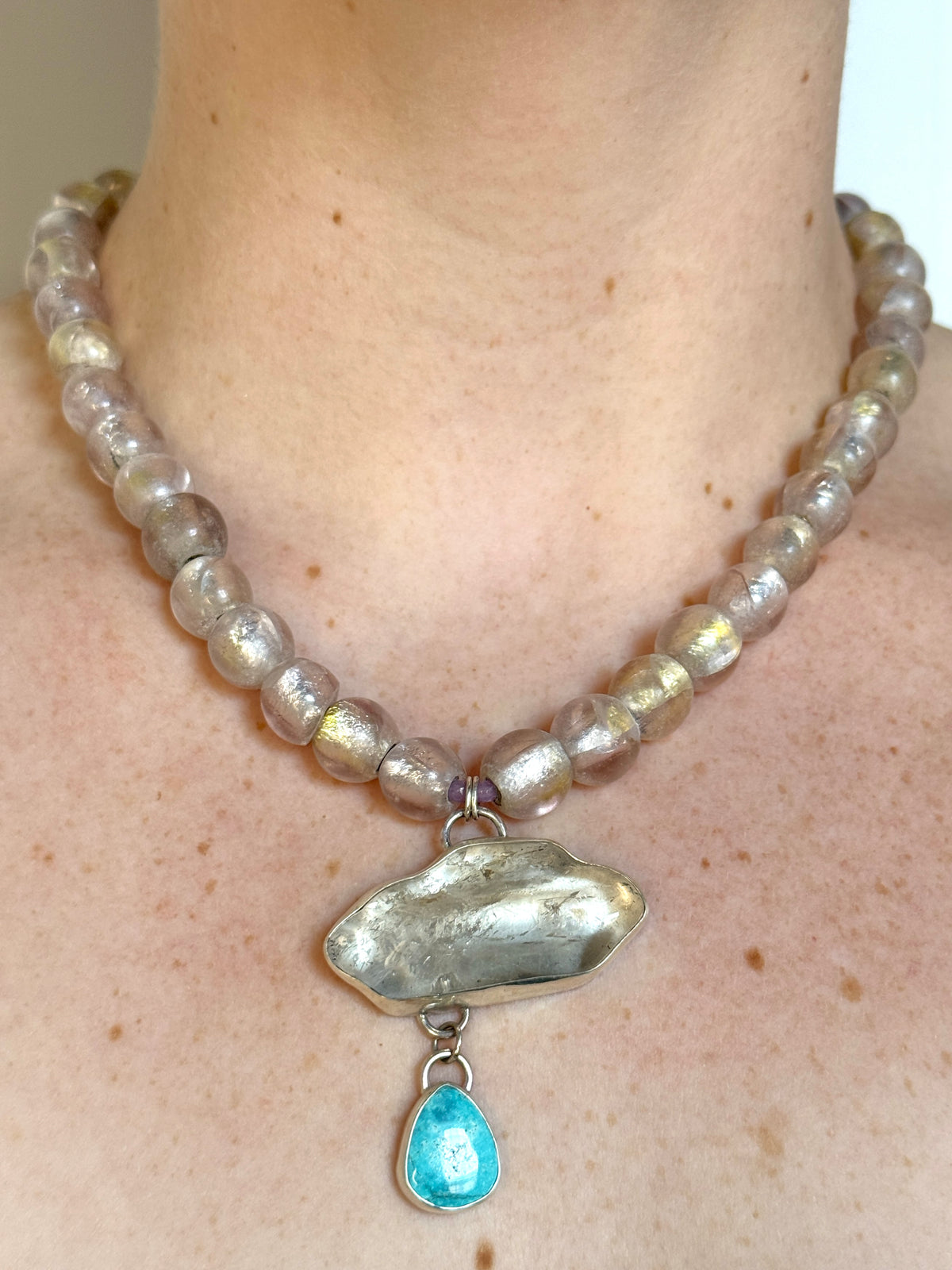 The Raindrop Statement Necklace