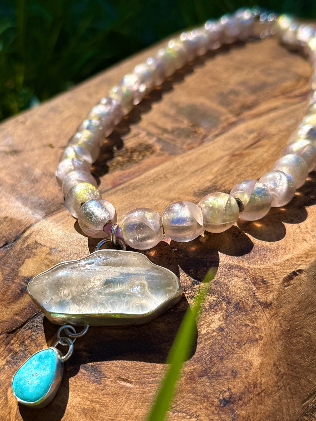 The Raindrop Statement Necklace
