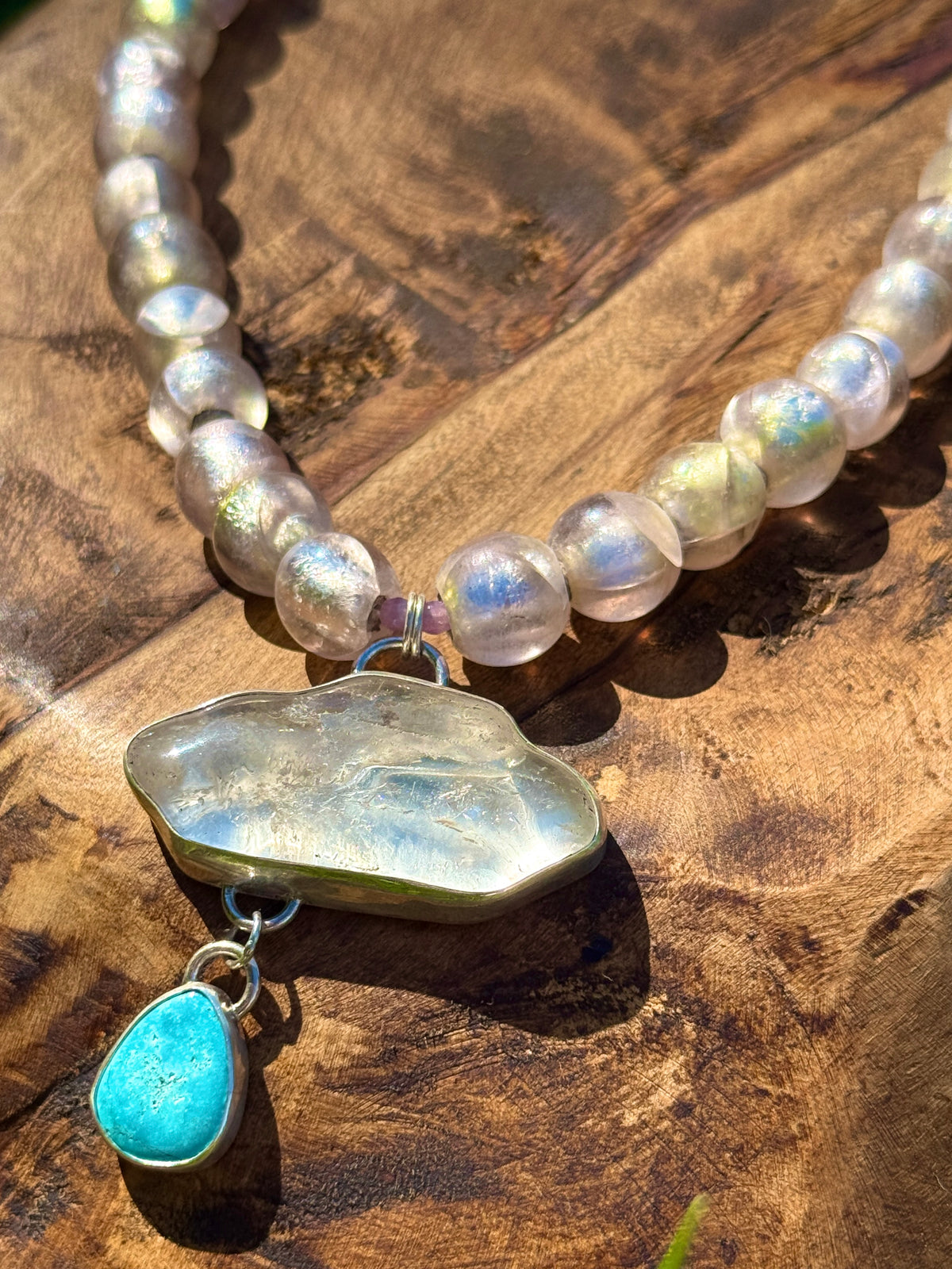 The Raindrop Statement Necklace