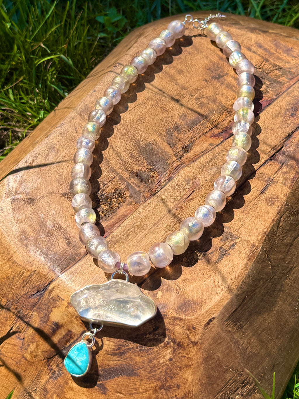 The Raindrop Statement Necklace