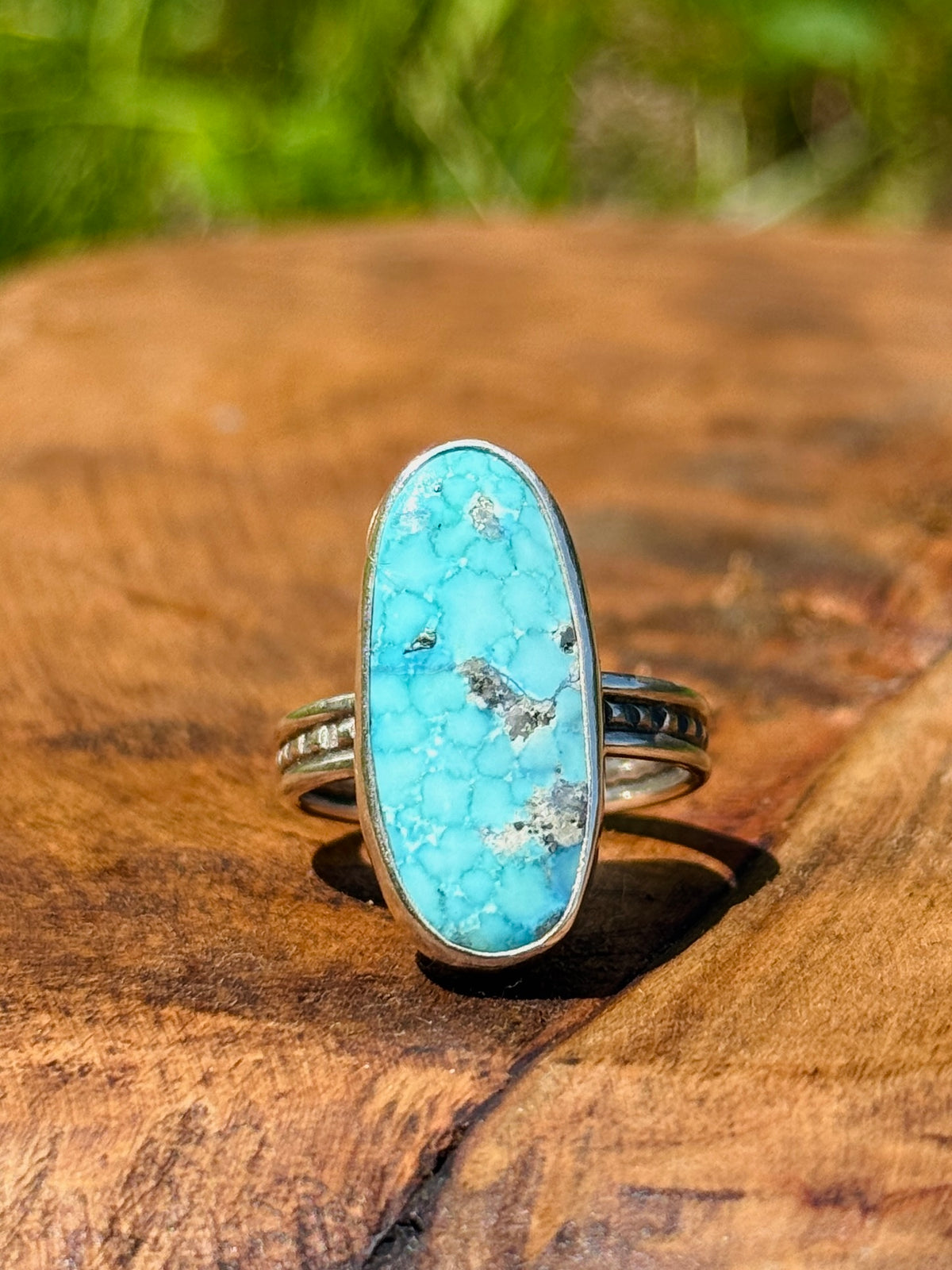 White Water Turquoise Ring