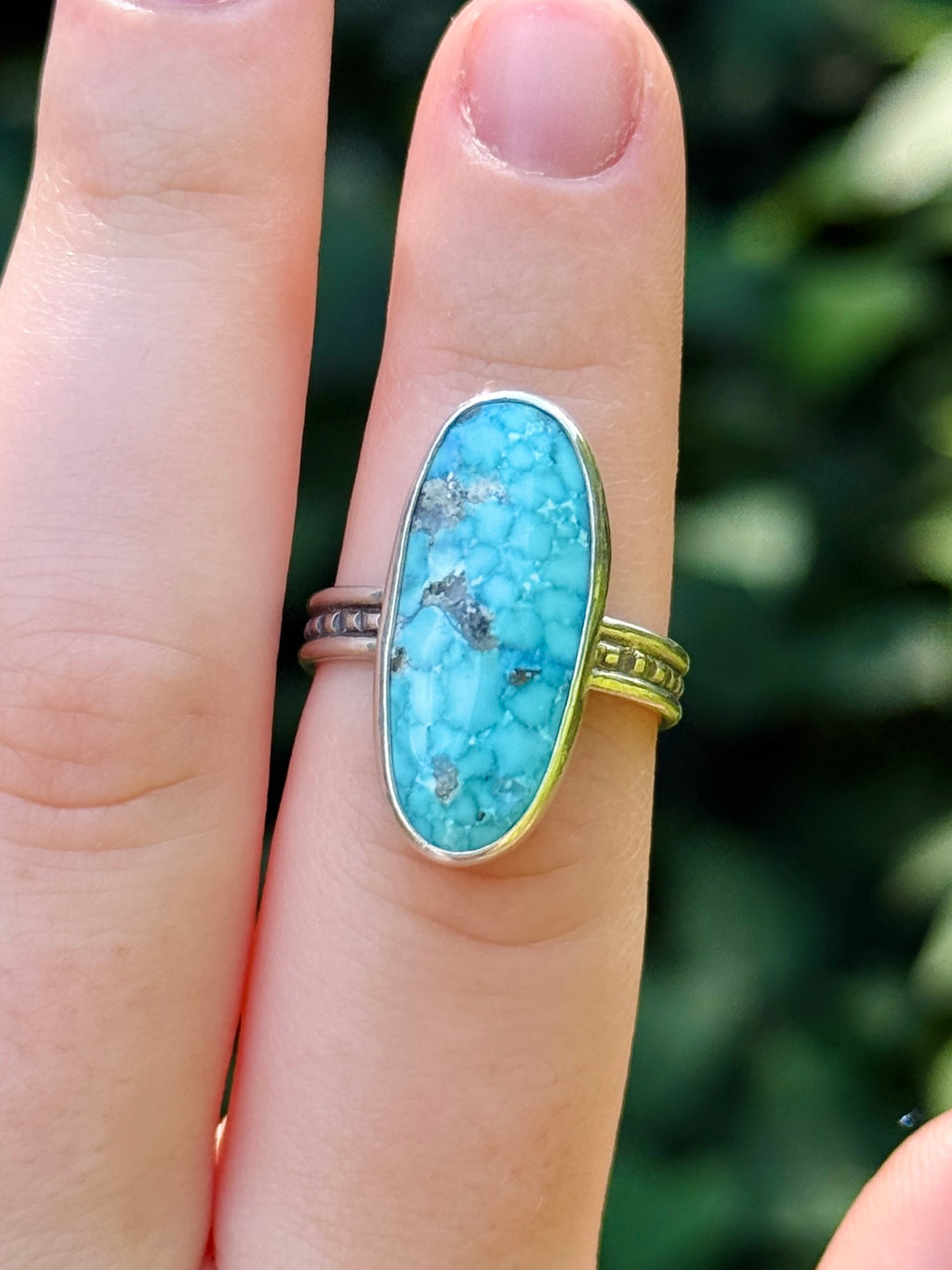 White Water Turquoise Ring