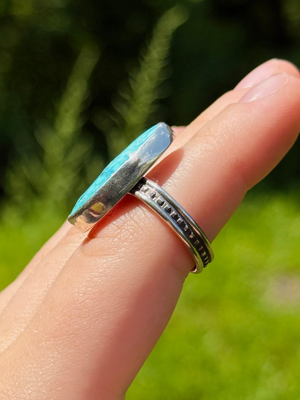 White Water Turquoise Ring