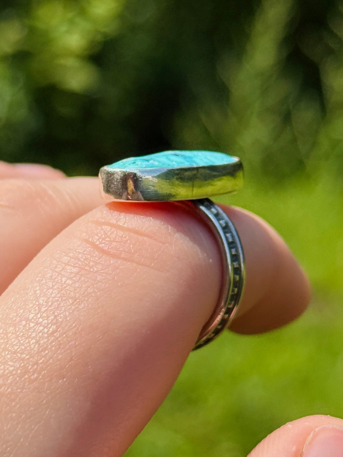 White Water Turquoise Ring