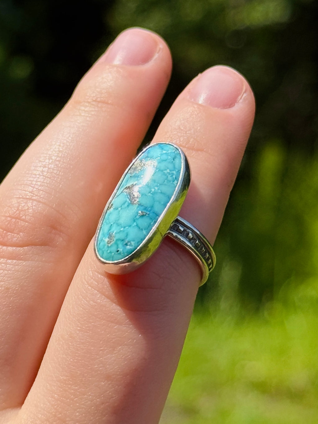 White Water Turquoise Ring
