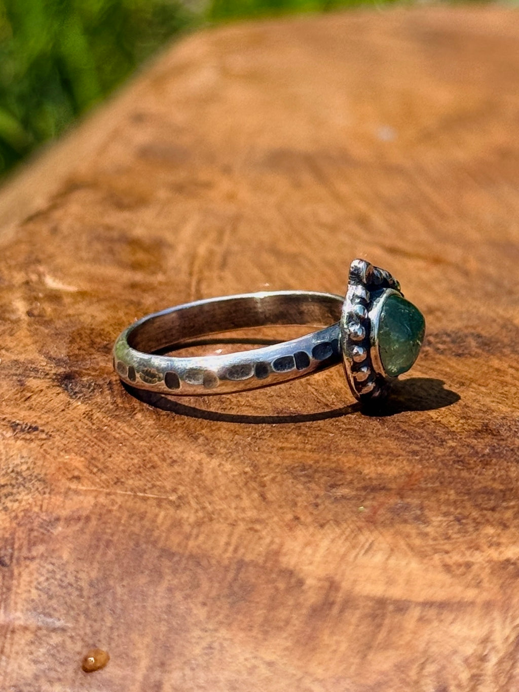 Green Tourmaline Ring