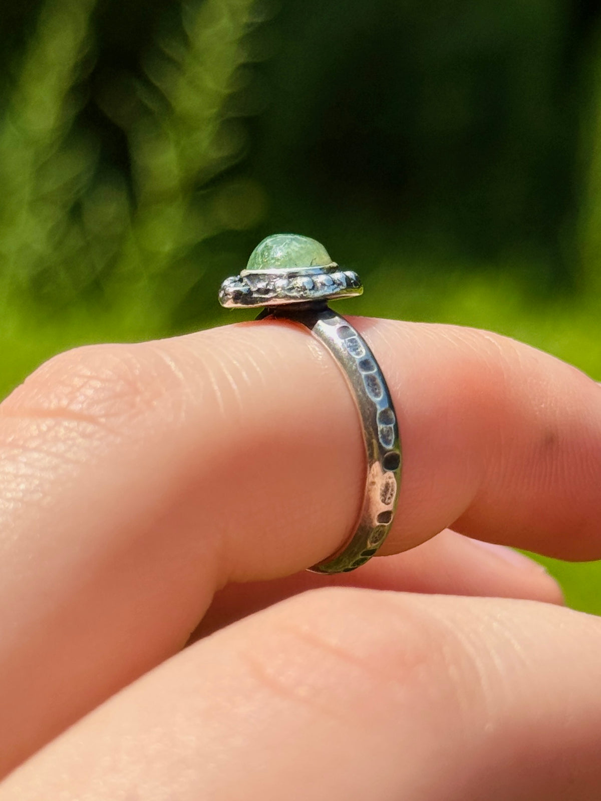 Green Tourmaline Ring