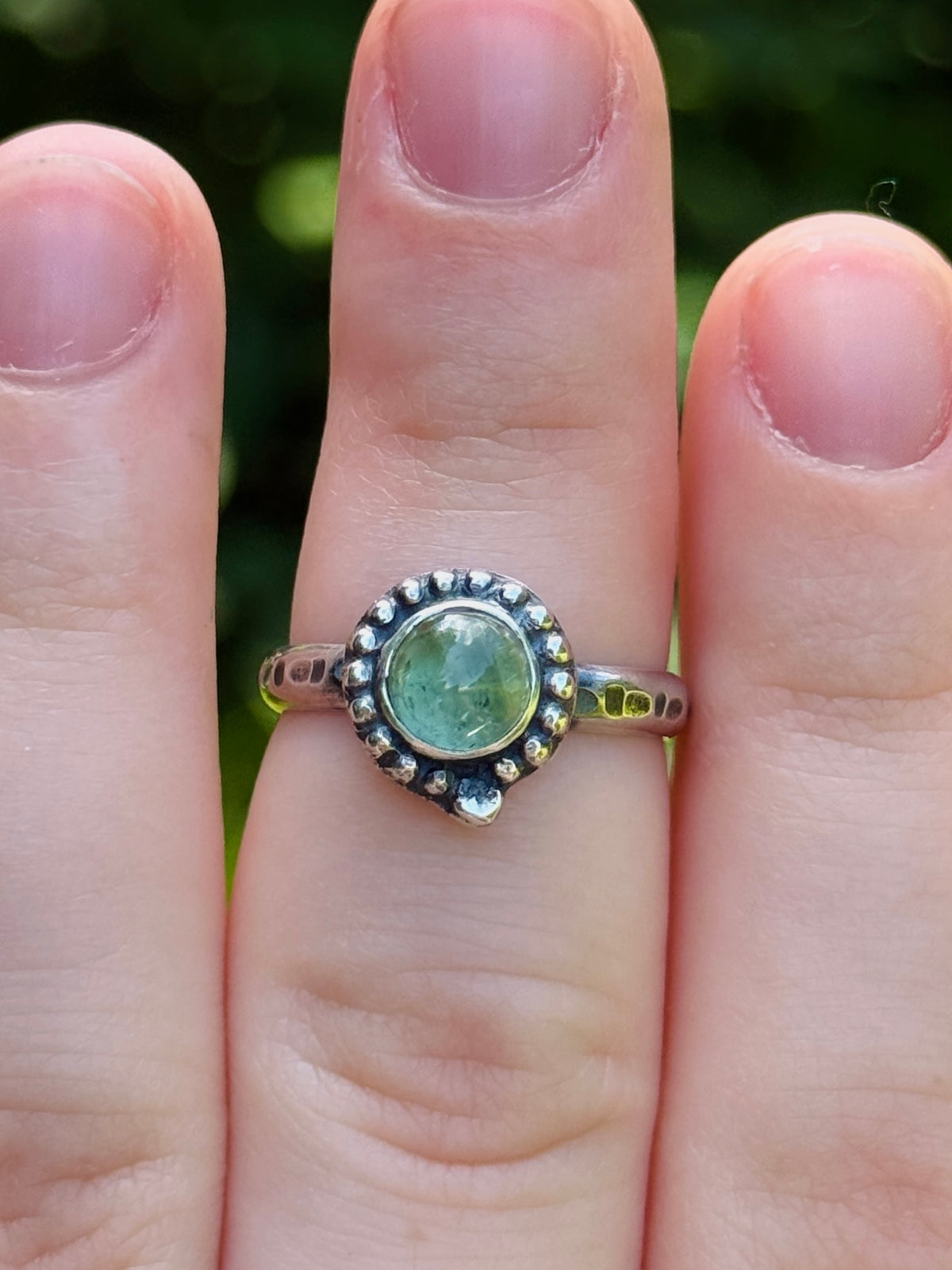 Green Tourmaline Ring