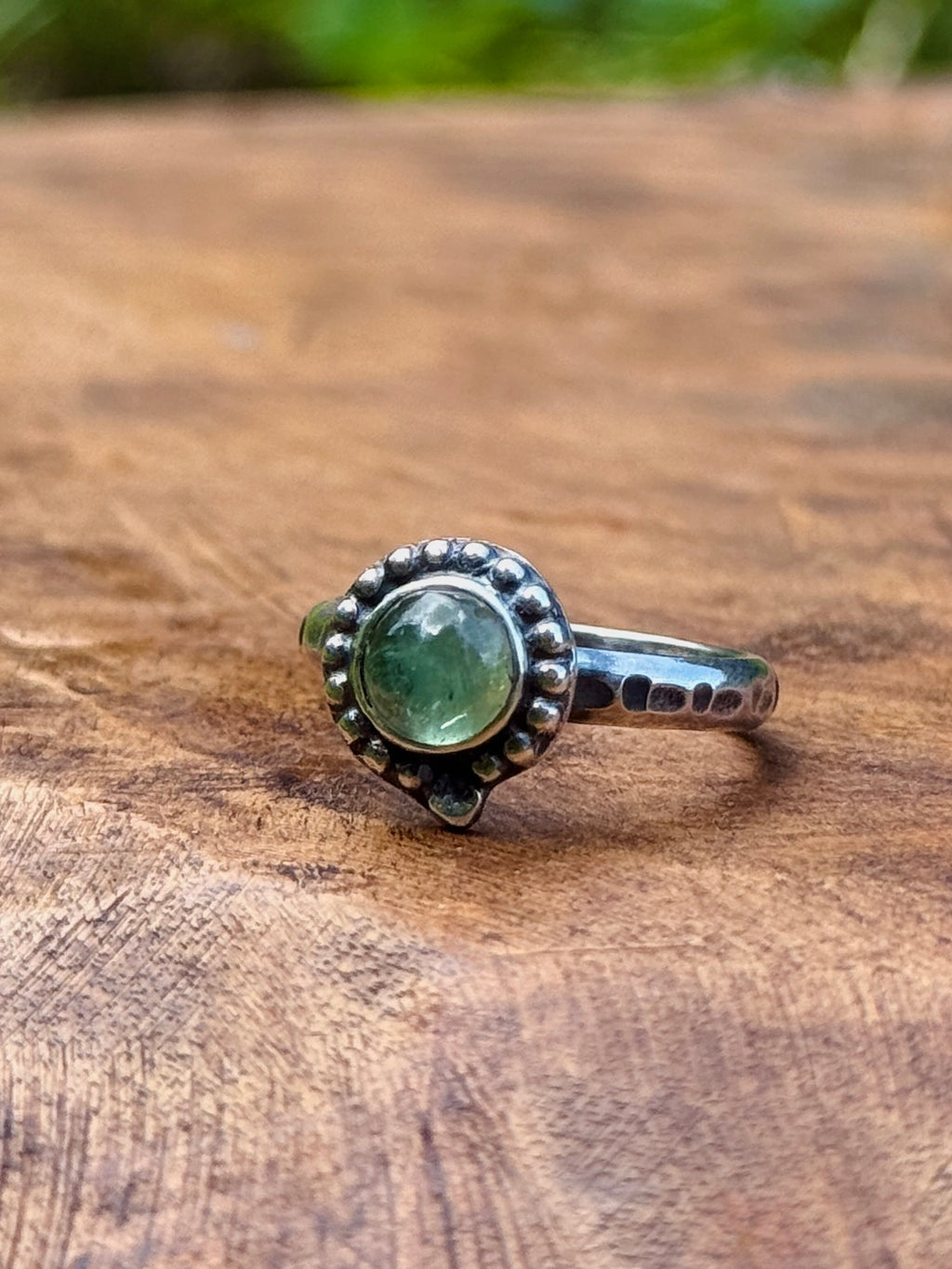Green Tourmaline Ring
