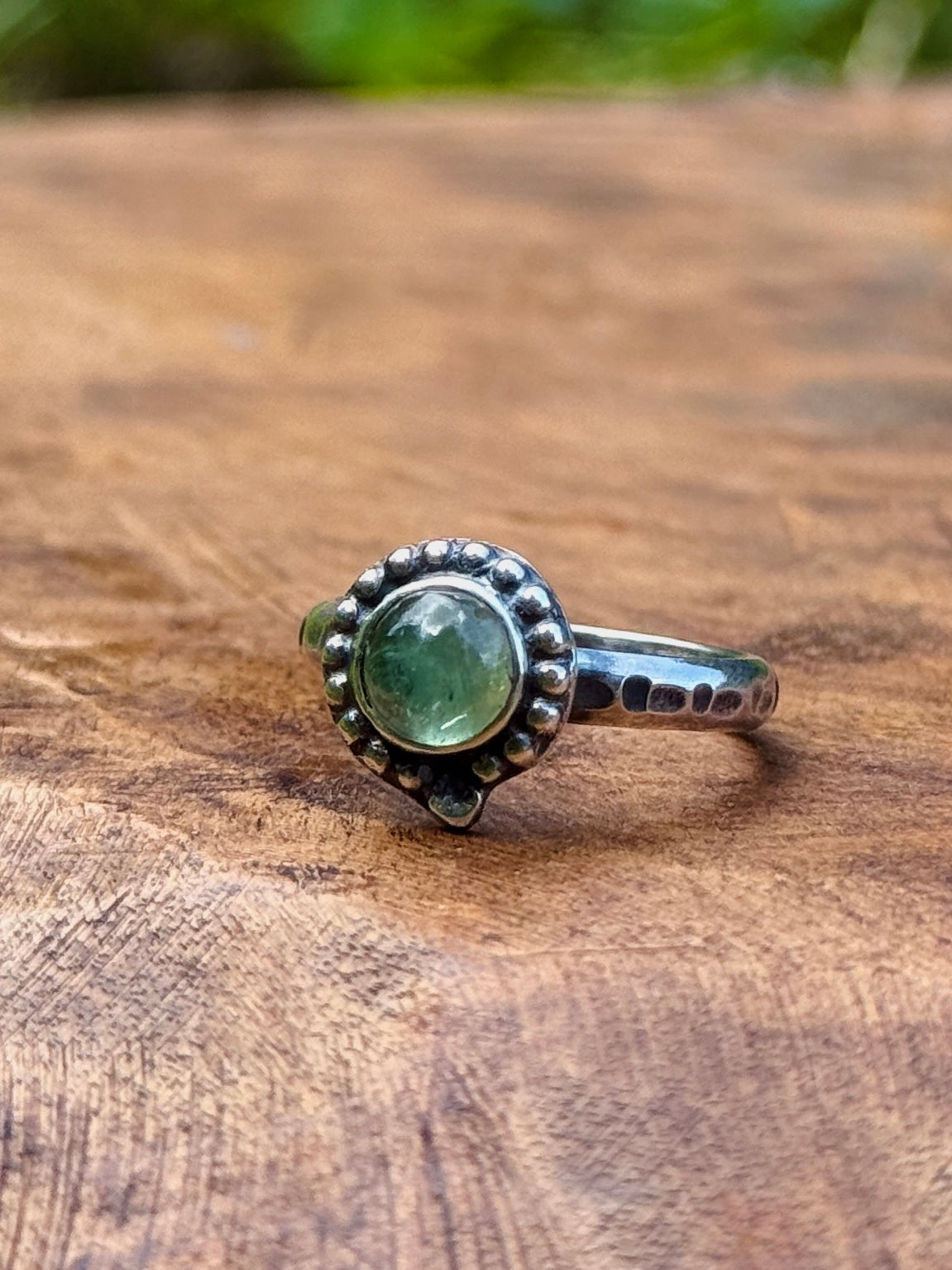Green Tourmaline Ring