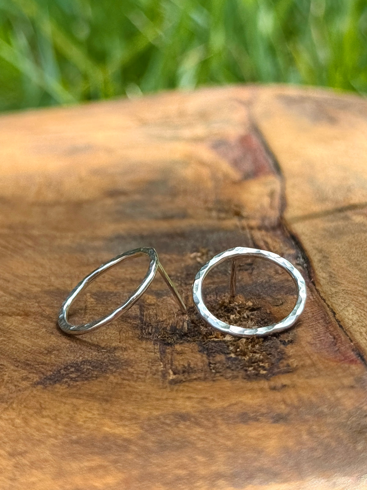 Circle Stud Earrings