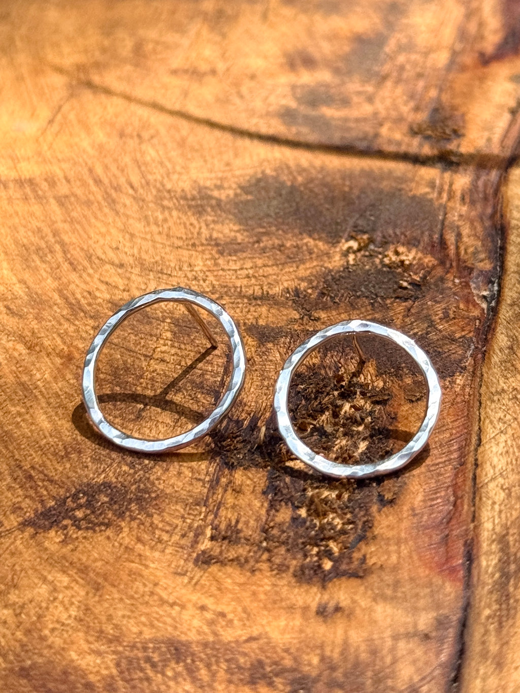 Circle Stud Earrings