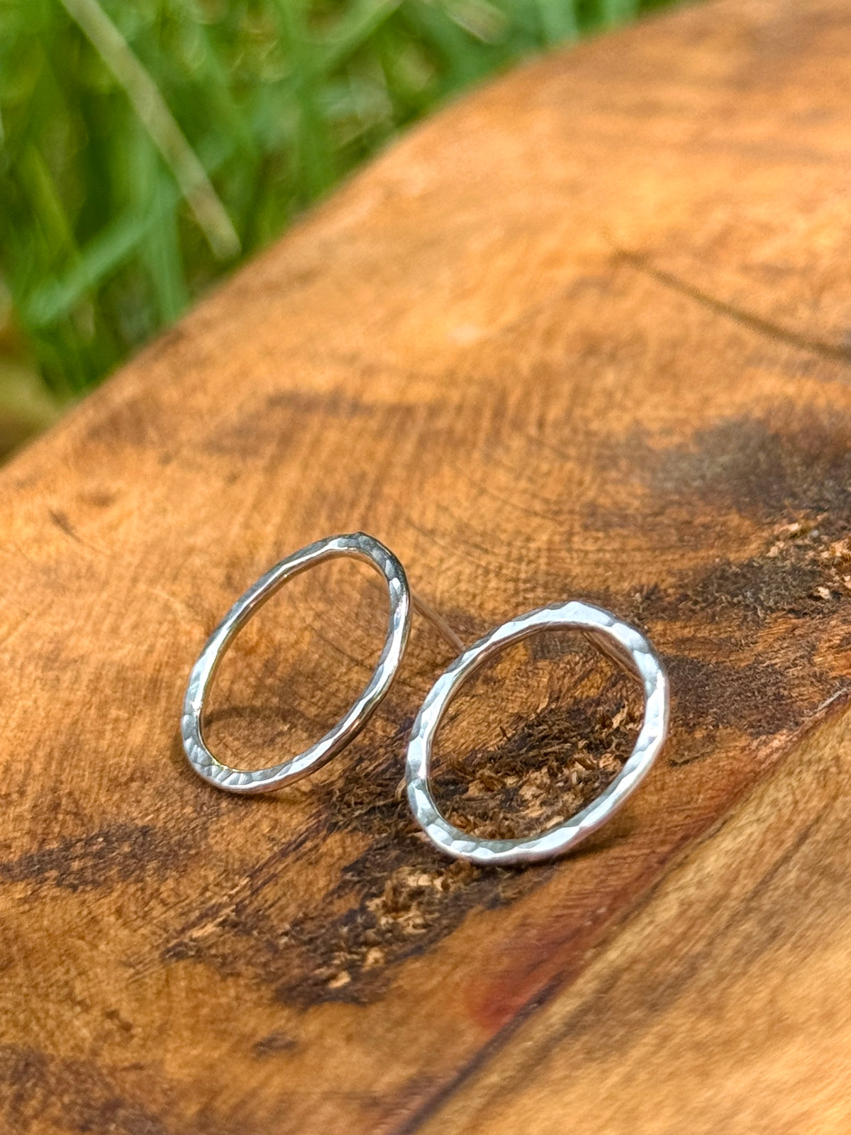 Circle Stud Earrings