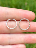 Circle Stud Earrings