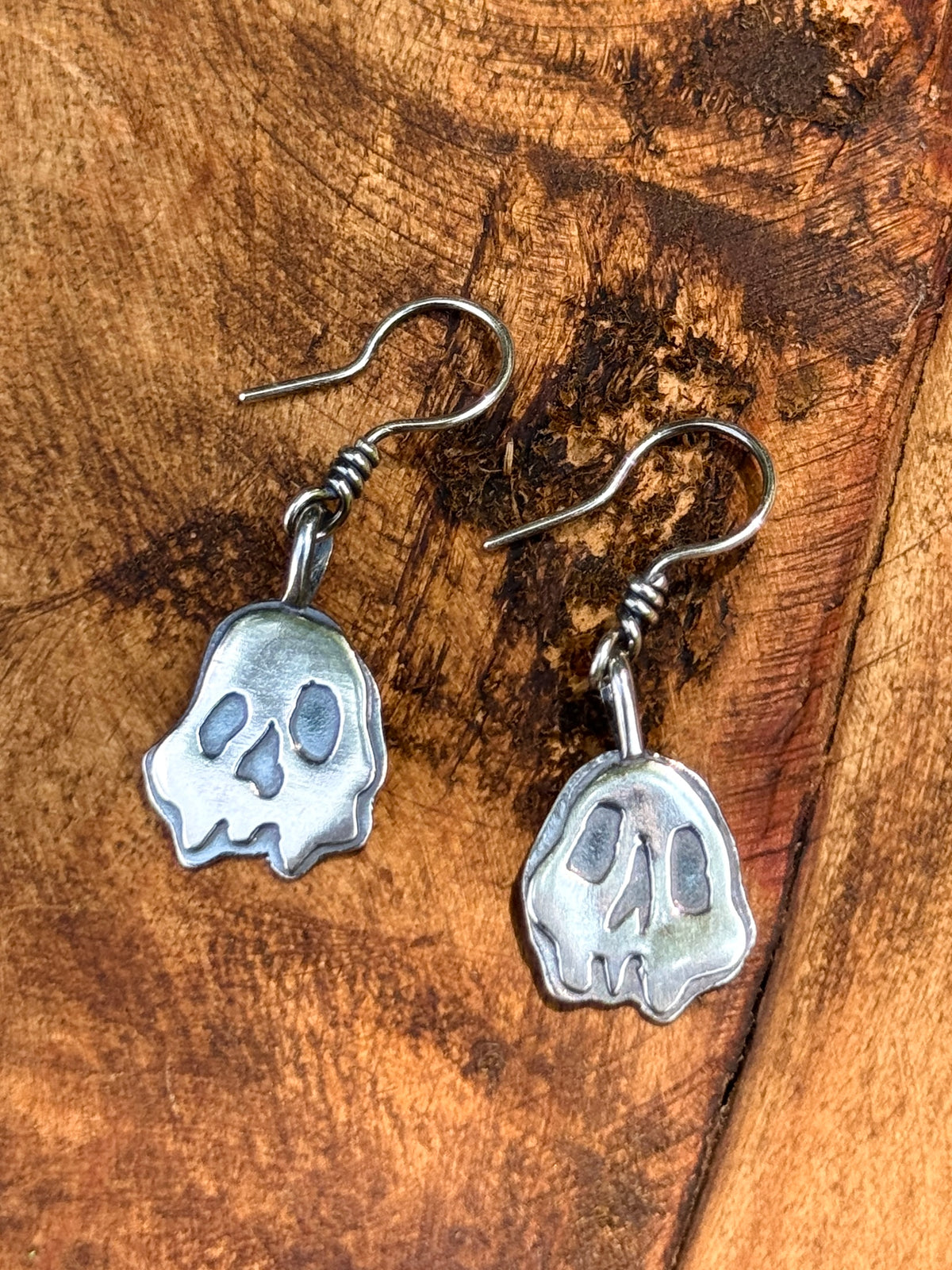 Skull Drop Earrings