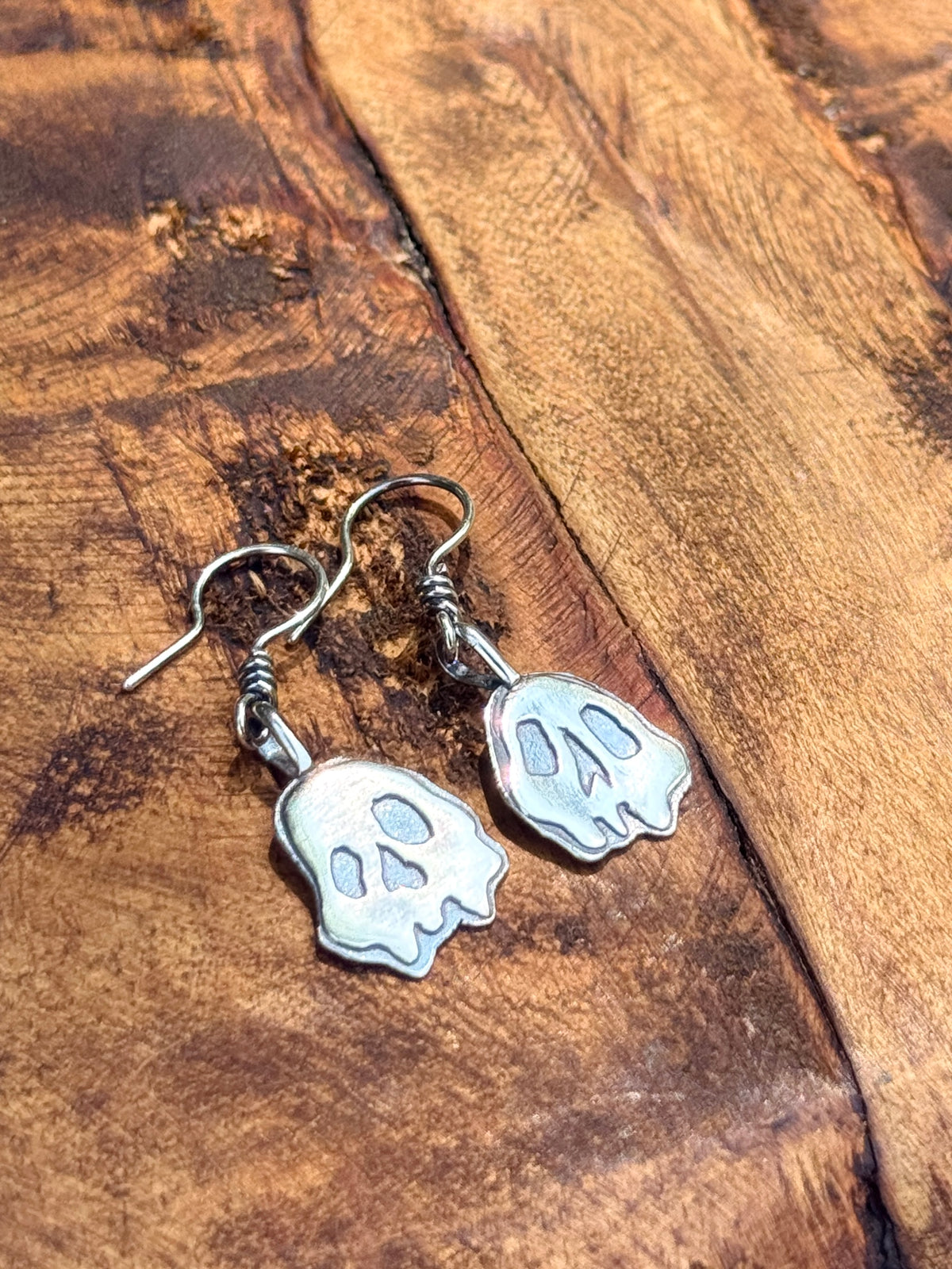 Skull Drop Earrings