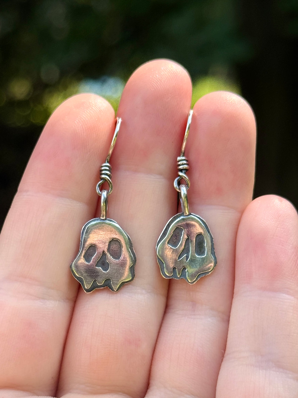 Skull Drop Earrings
