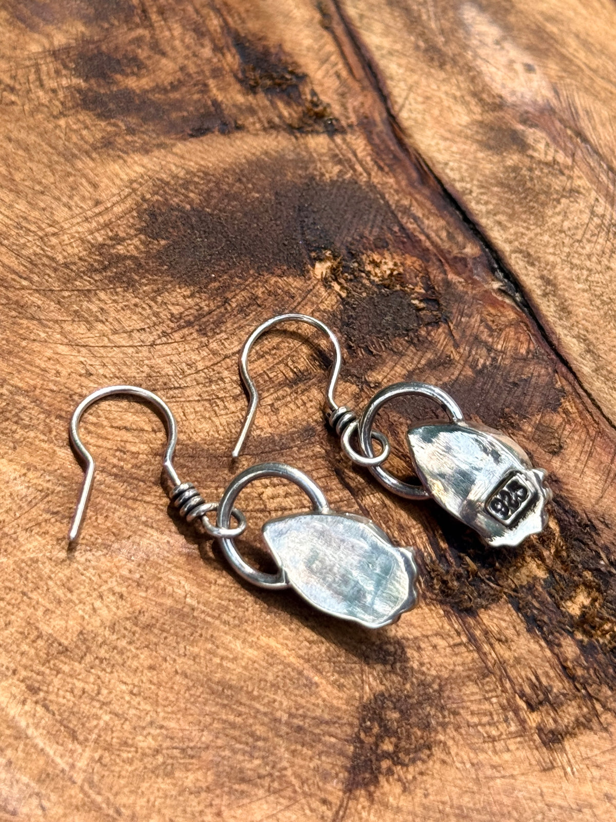 Charoite Drop Earrrings