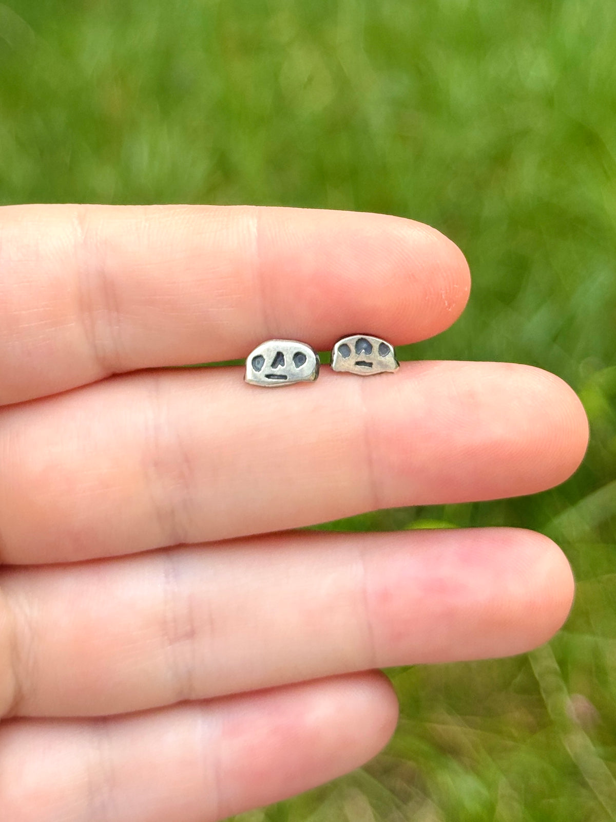 Wide Dude Stud Earrings