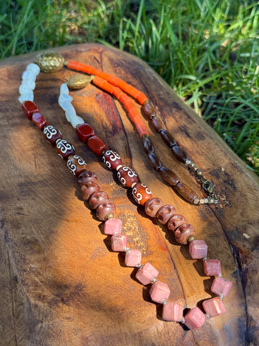 Long Boho Layering Necklace