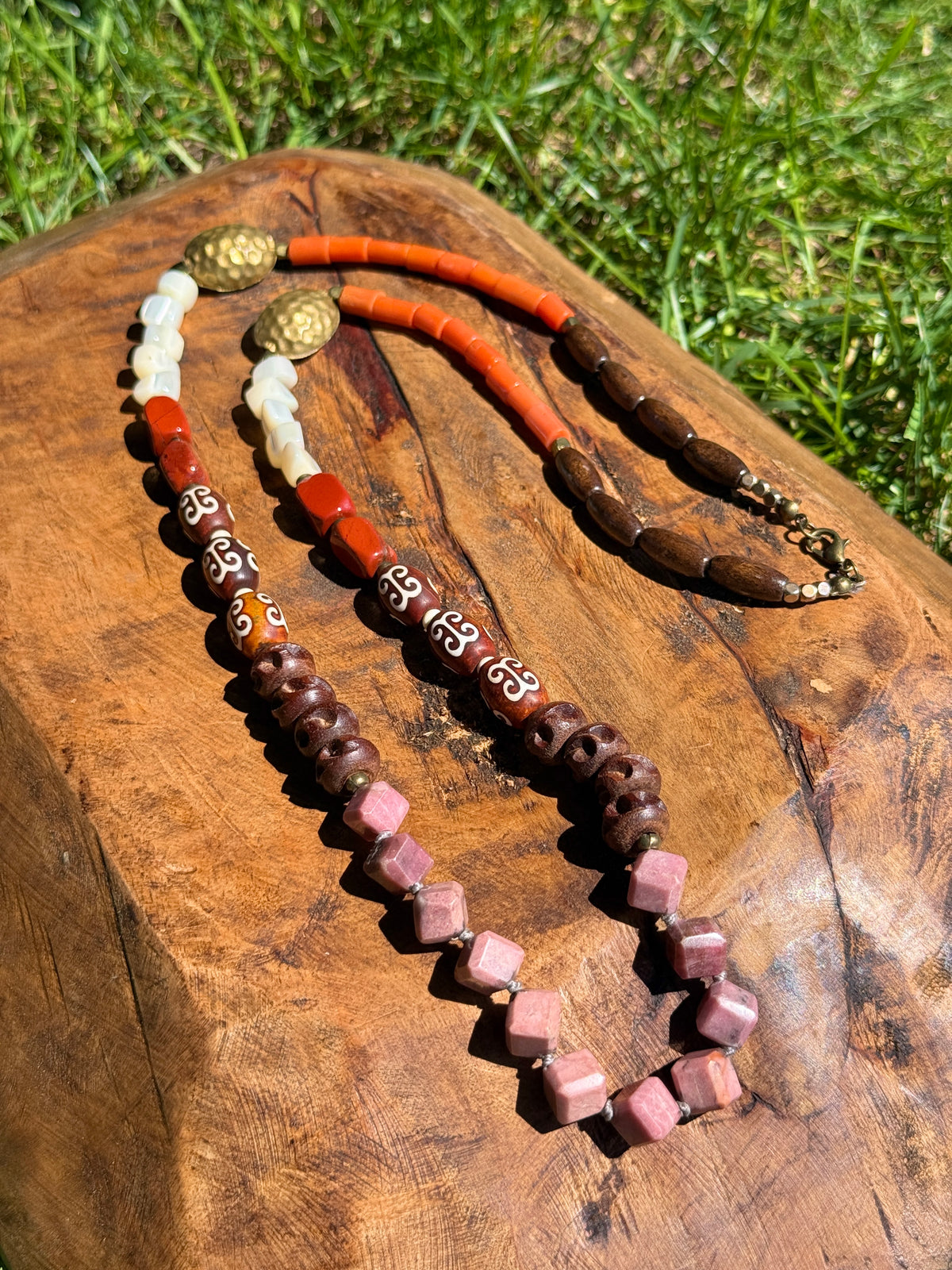 Long Boho Layering Necklace