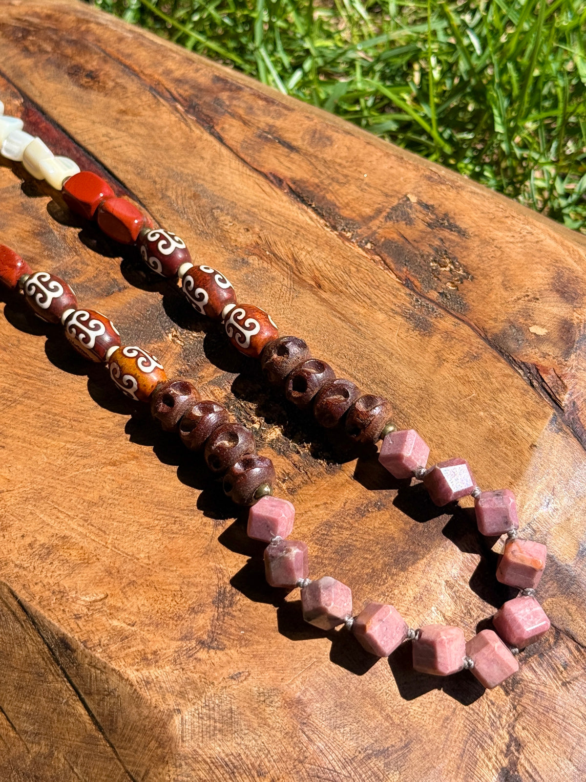 Long Boho Layering Necklace