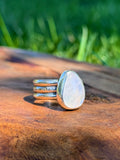 Chunky Moonstone Ring