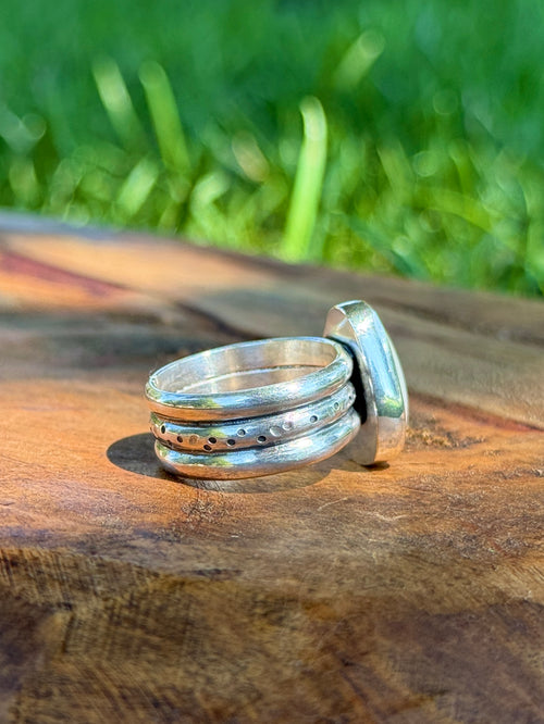 Chunky Moonstone Ring