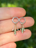 Mini Apatite Fringe Stud Earrings