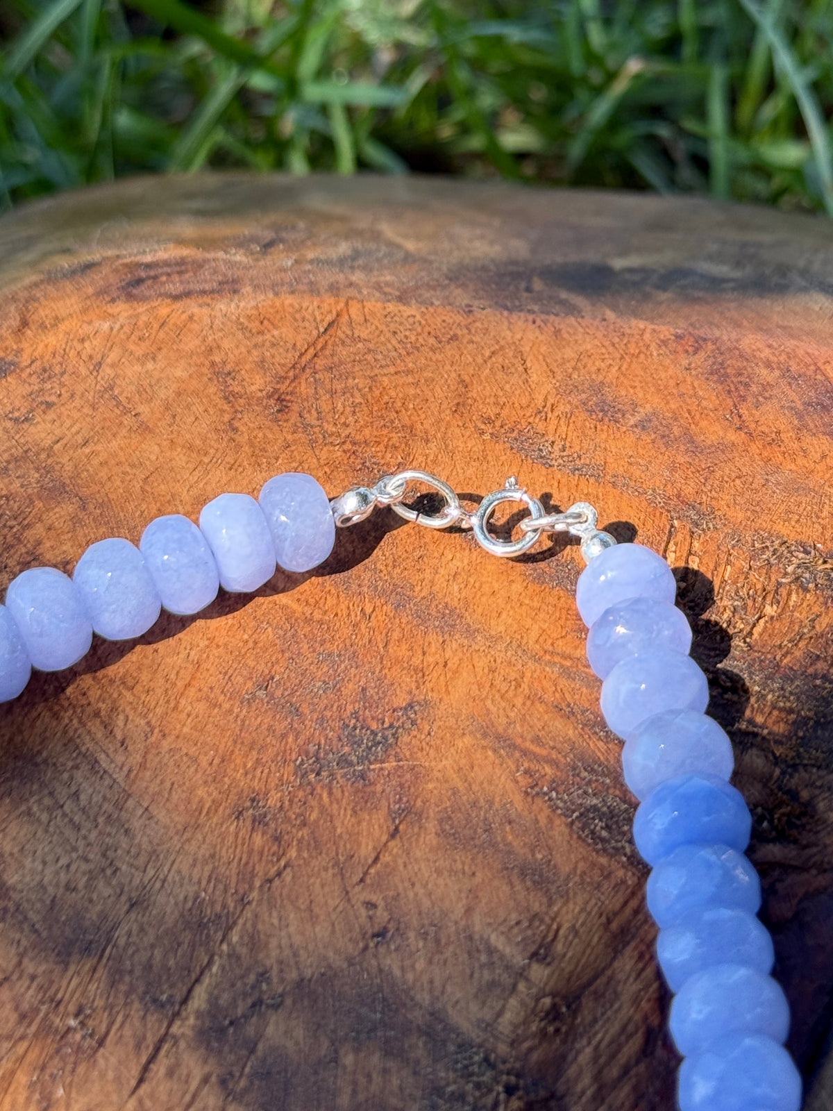 Blue Calcite Statement Necklace