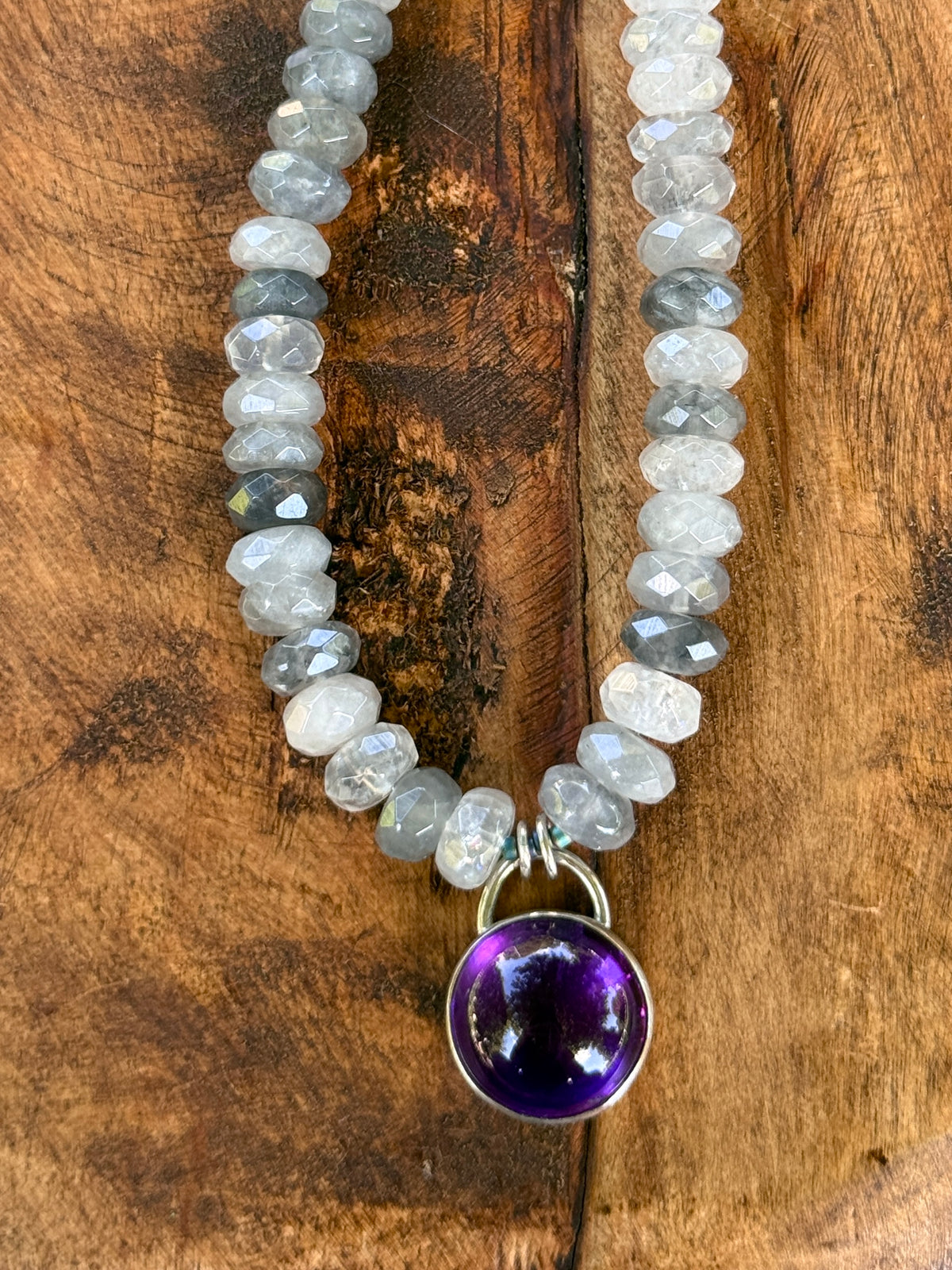 Sparkly Quartz & Amethyst Necklace