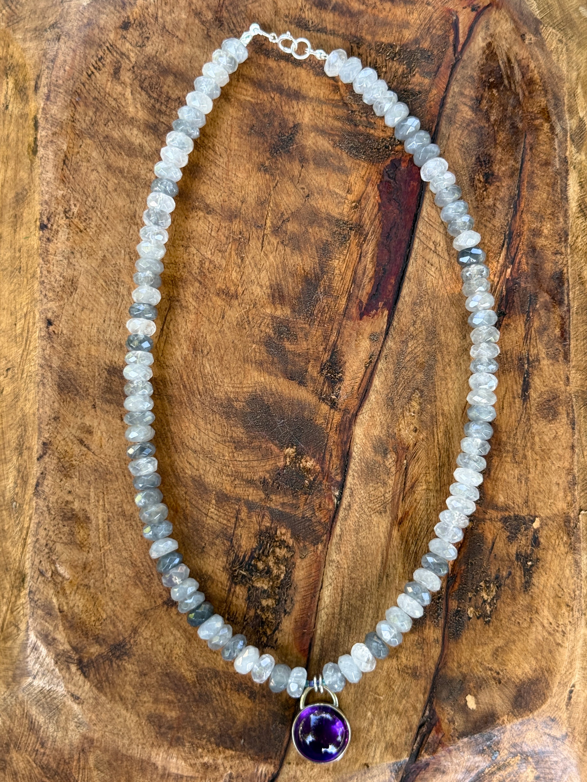 Sparkly Quartz & Amethyst Necklace