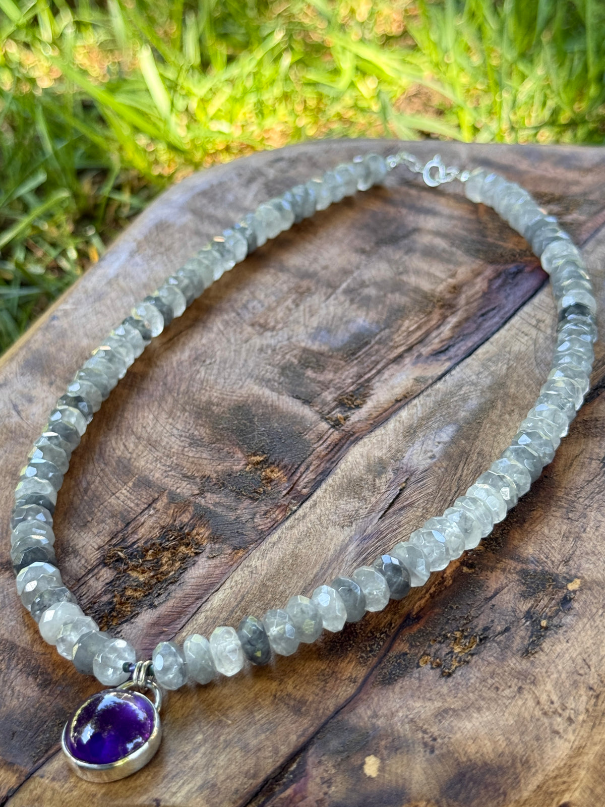 Sparkly Quartz & Amethyst Necklace