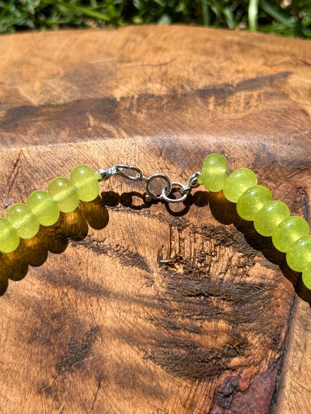 Neon Turquoise Statement Necklace