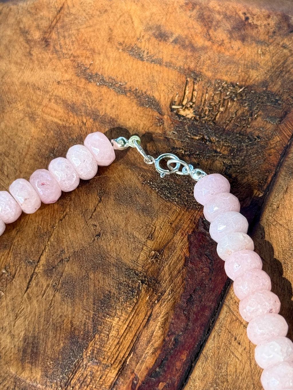 Orange Calcite Moon Statement Necklace