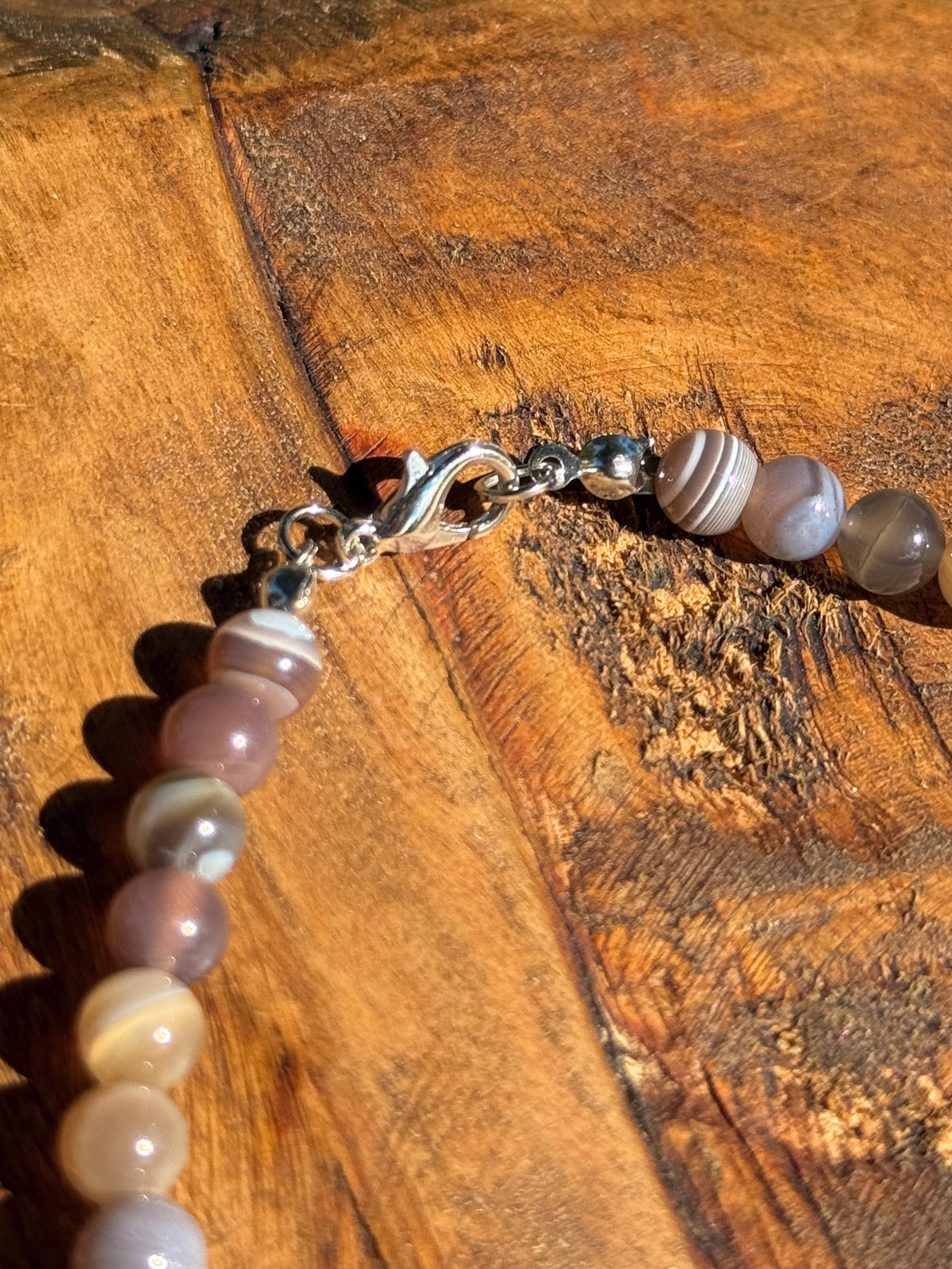 Raw Chrysoprase & Agate Choker