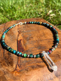 Rainbow Tigers Eye & Clear Quartz Choker