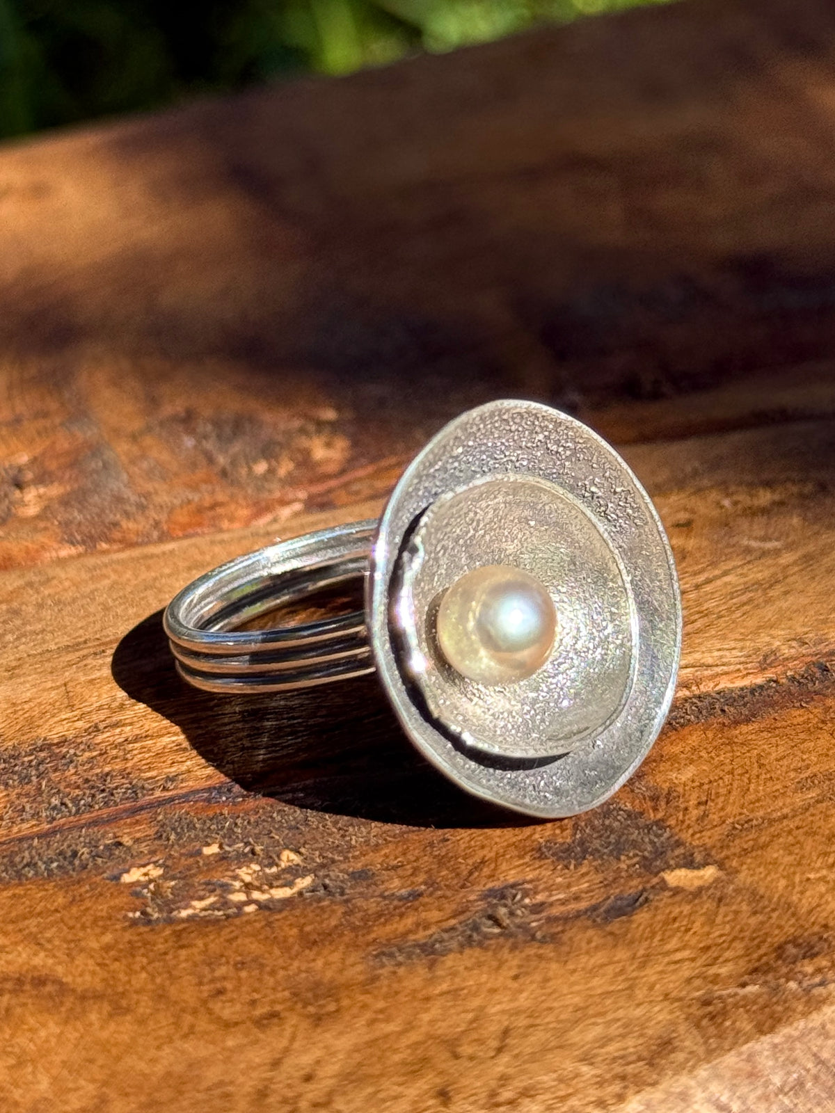 Pearl Statement Ring