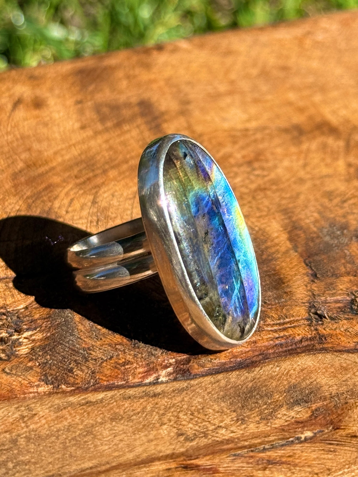 Labradorite Statement Ring
