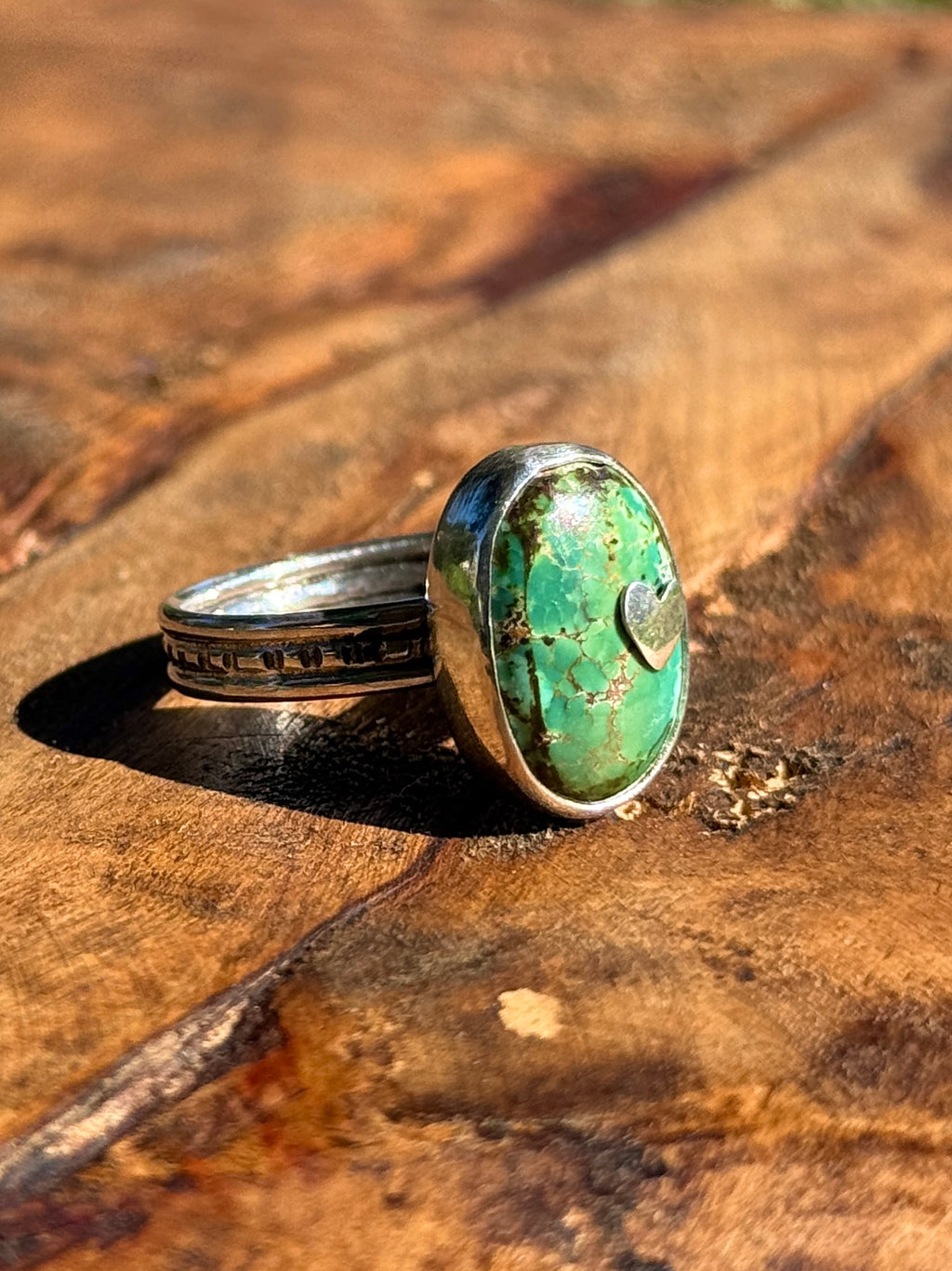 <3 Turquoise Ring