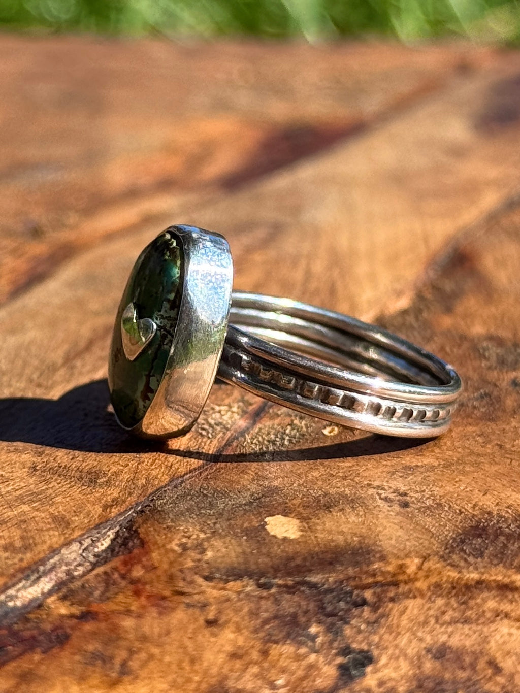 <3 Turquoise Ring
