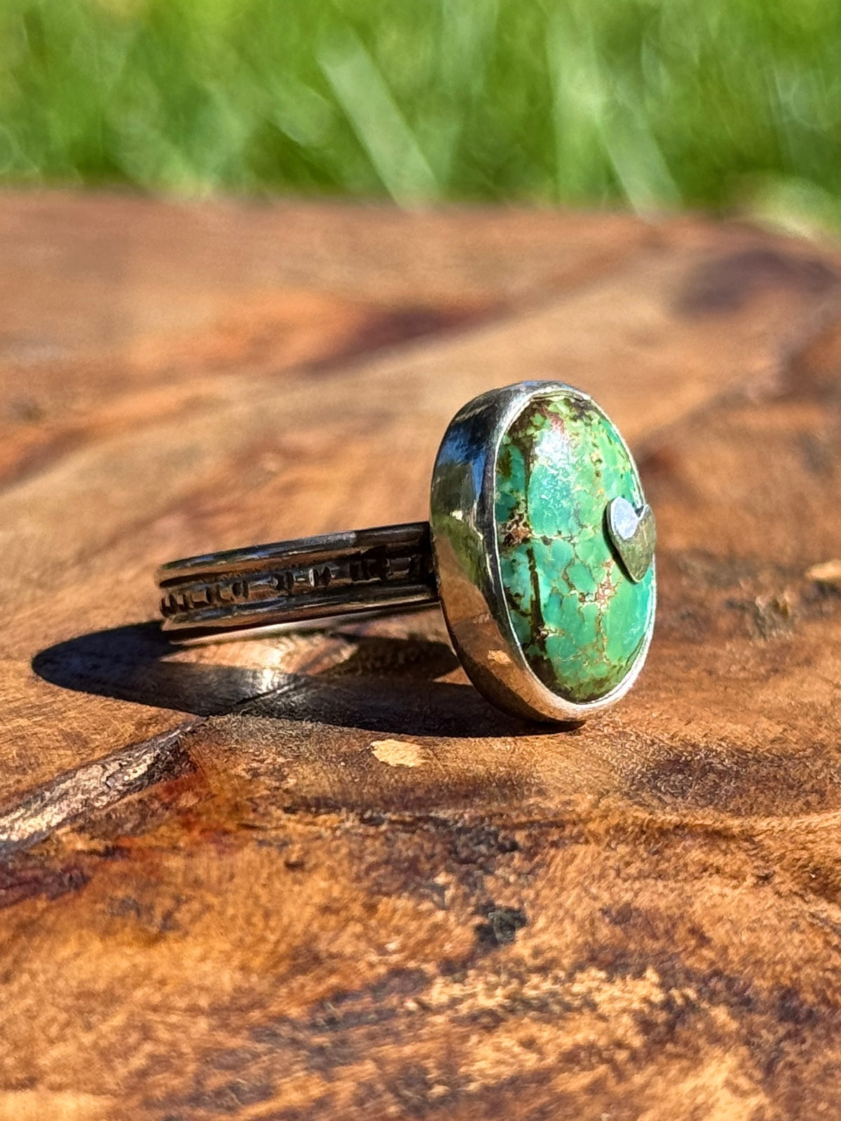 <3 Turquoise Ring