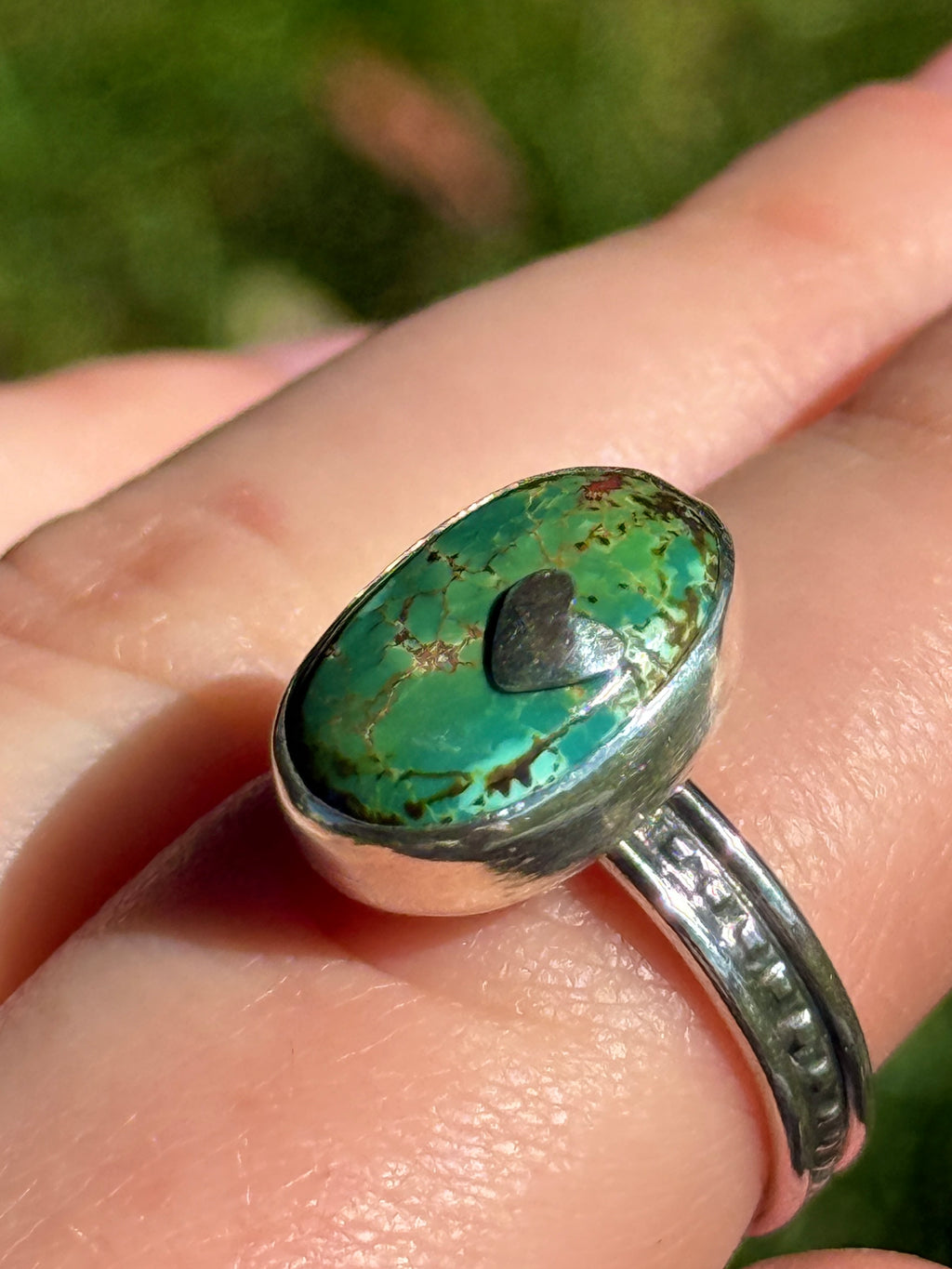 <3 Turquoise Ring