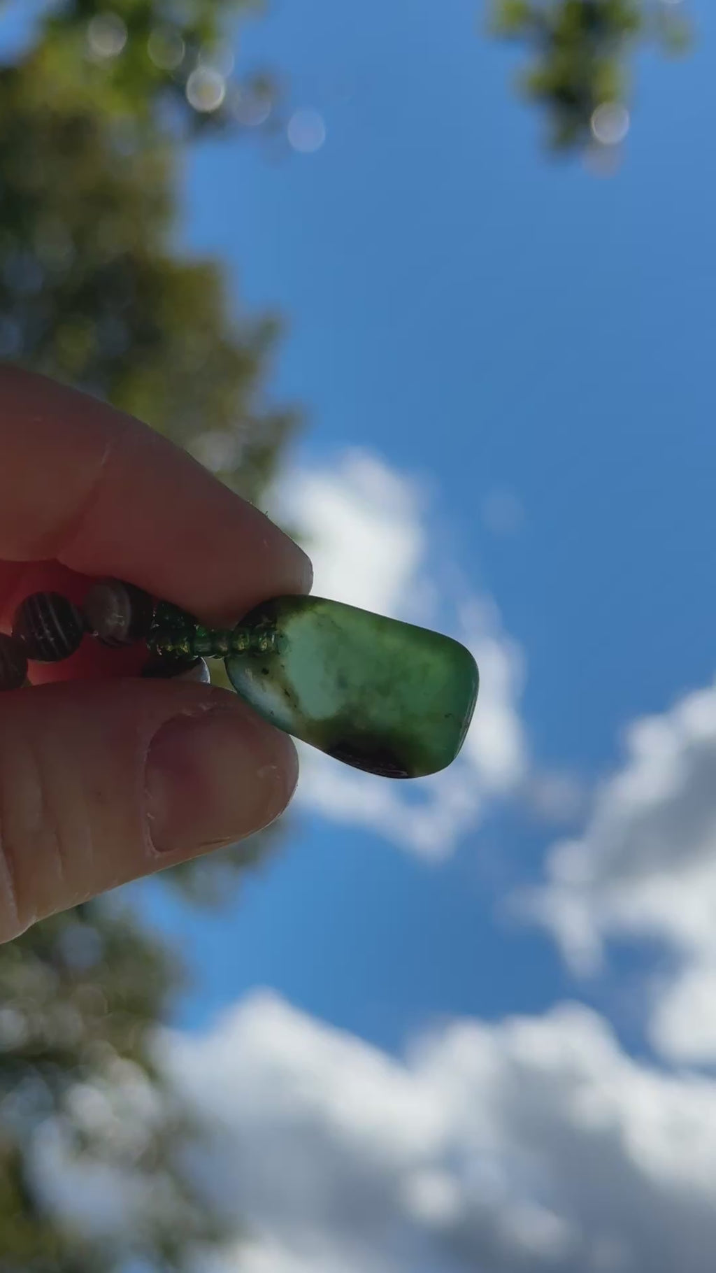 Raw Chrysoprase & Agate Choker
