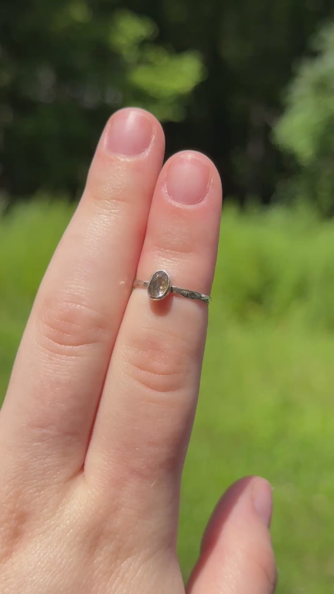 Dainty Tourmaline Ring