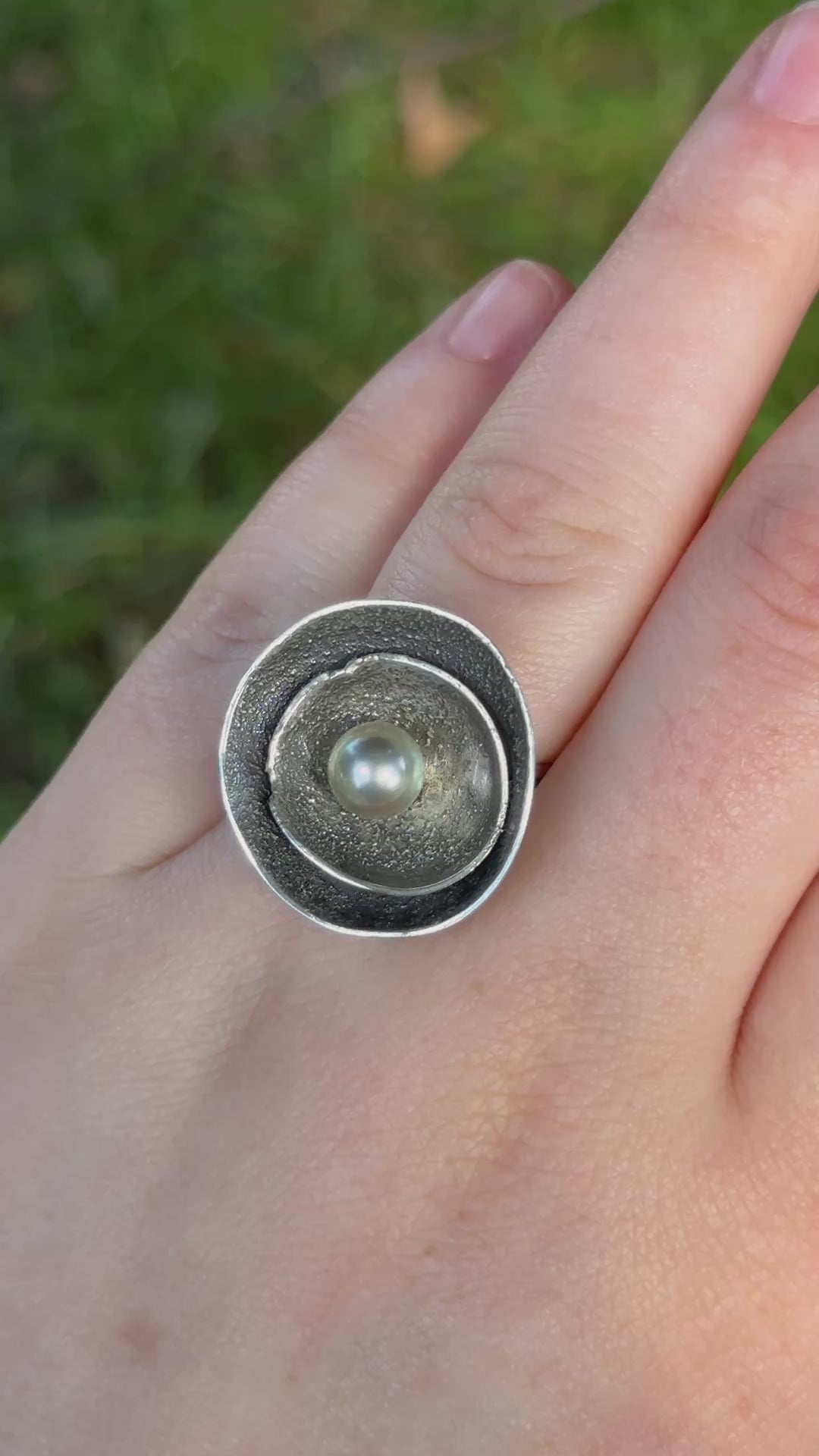 Pearl Statement Ring