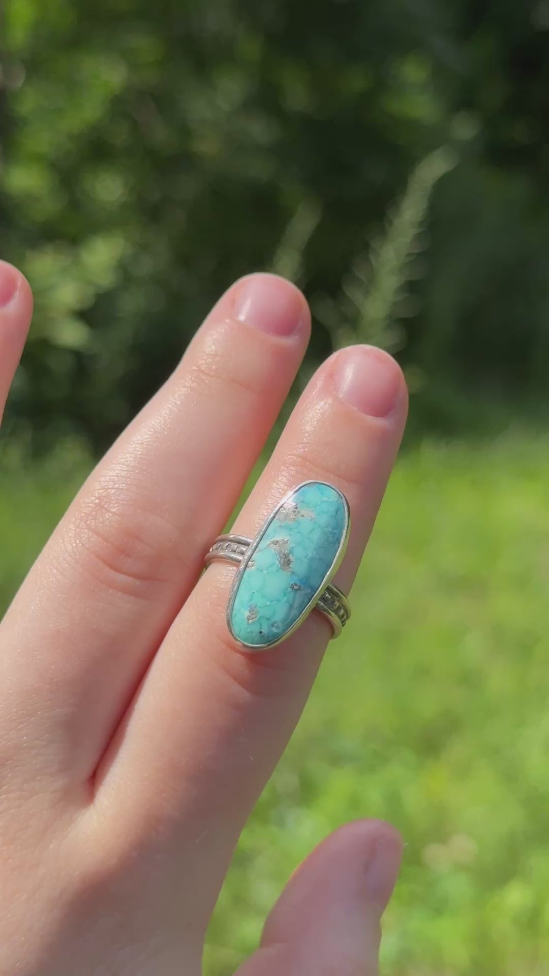 White Water Turquoise Ring